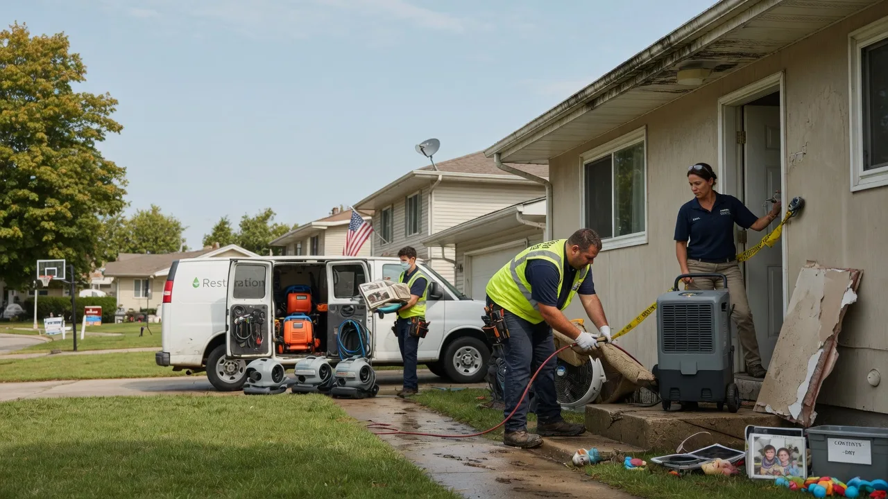 Water Damage Restoration in Llewellyn, PA near me